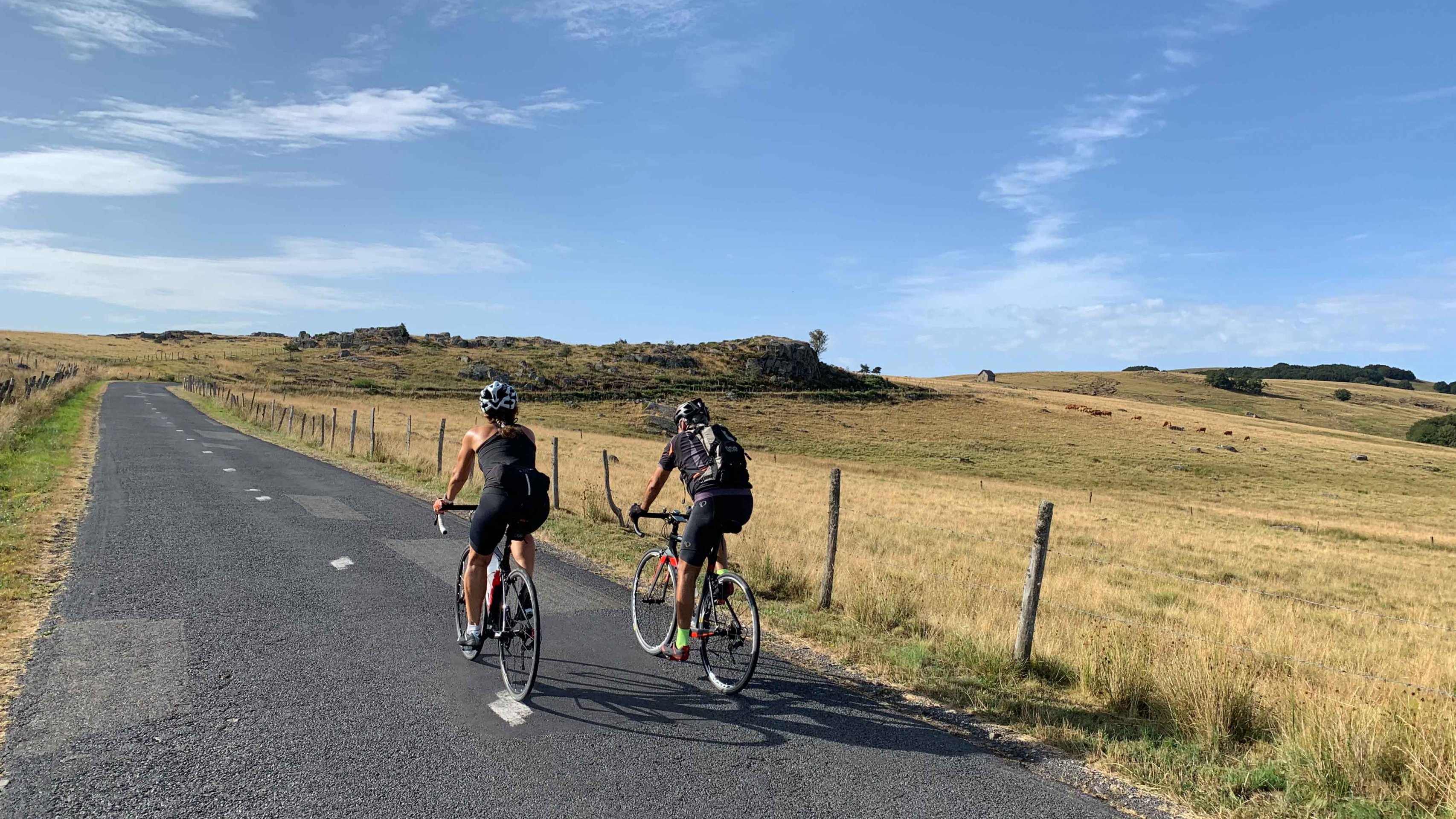 Hochplateaus der Causses mit dem Rennrad