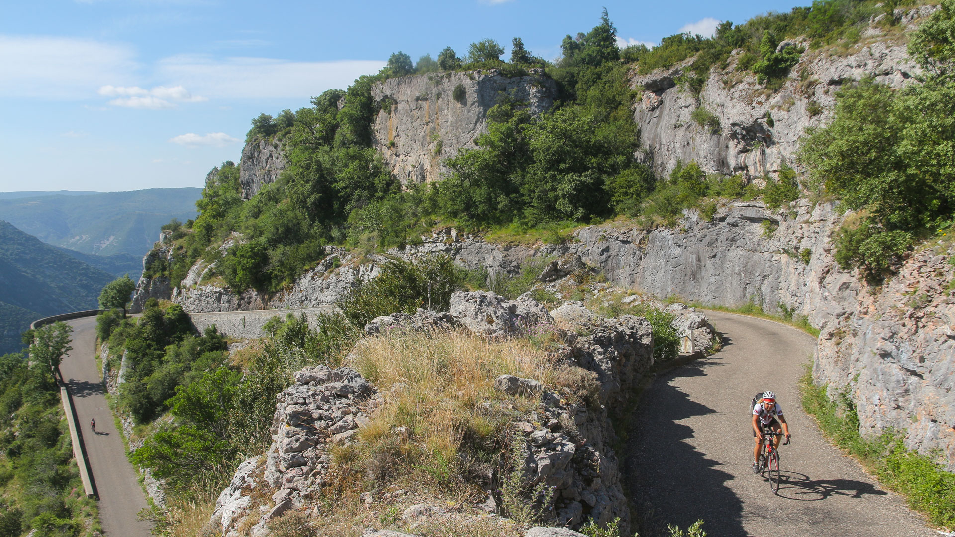 Im Anstieg zum Puy Mary in der Auvergne