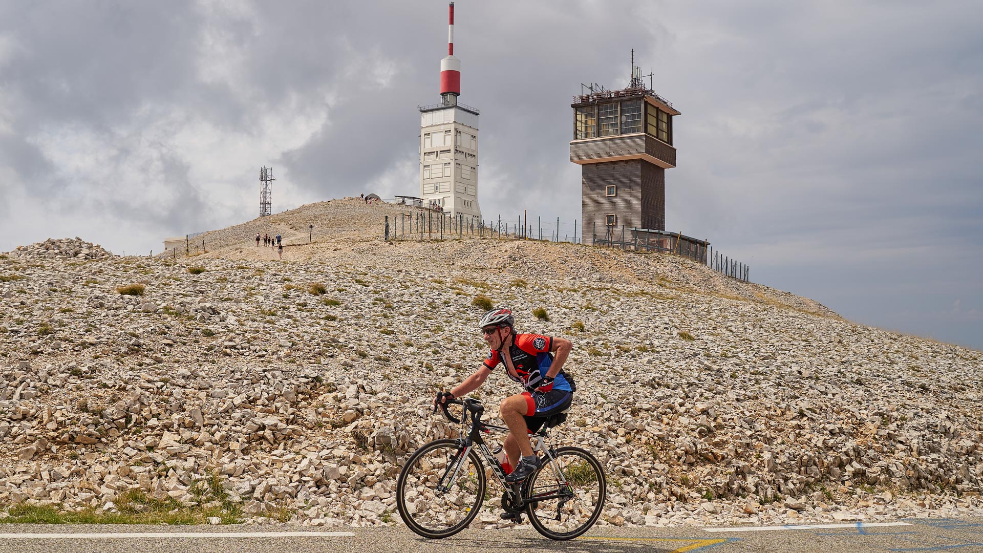 die große Herausfordeung dieser Reise: der Anstieg zum Mont Ventoux