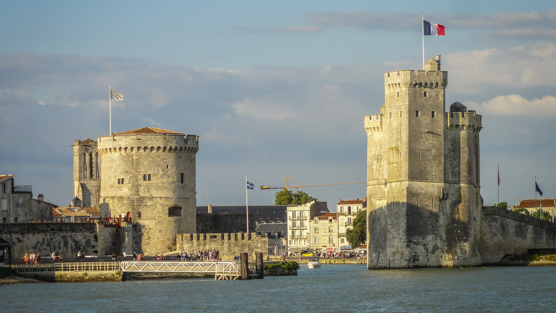 Start mit dem Rennrad in La Rochelle