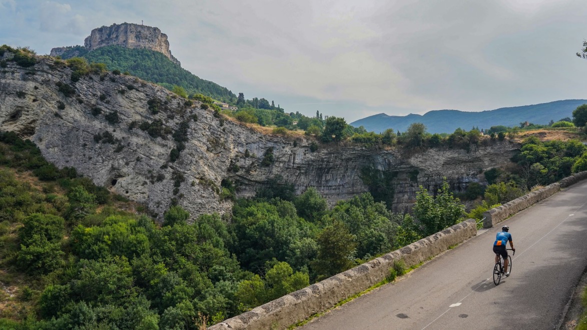 Radfahrer im Vercors