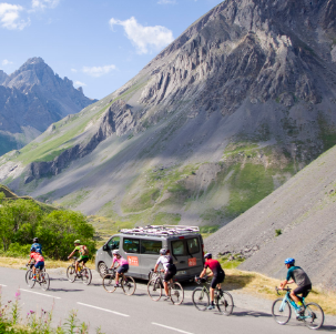 Rennradtour mit Begleitfahrzeug